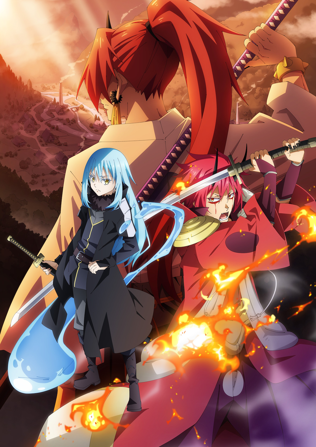 劇場版『転生したらスライムだった件 紅蓮の絆編』キービジュアル